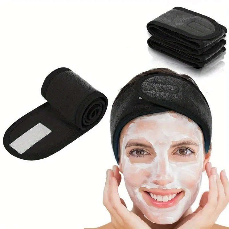 Soft Headband for Eyelash Extensions Makeup Spa Face Wash Adjustable Hair Band
