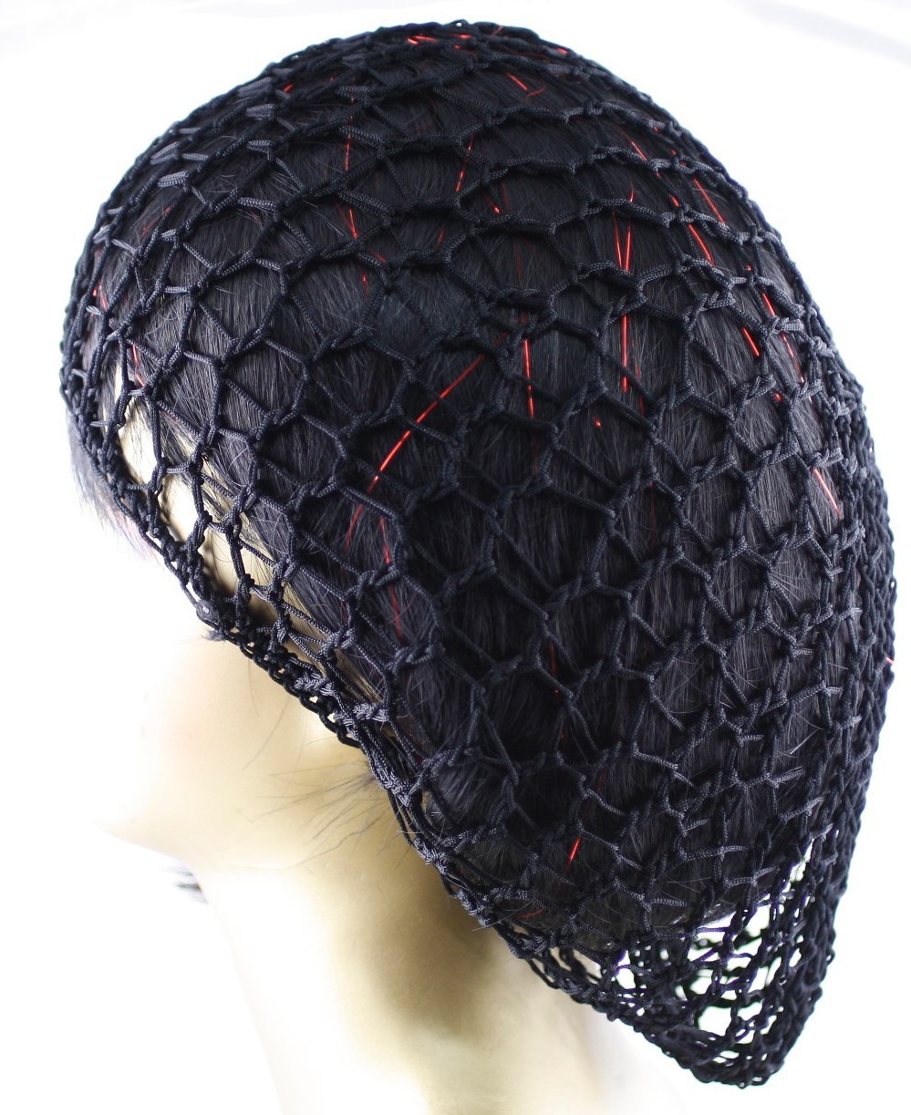 1 Piece Thick Hair Net French Mesh Fish Net Hairnet & Snood One Size All Colors