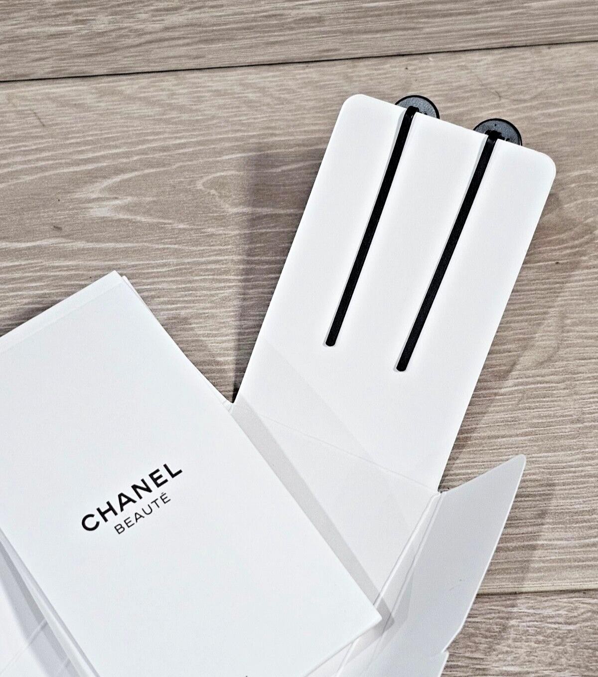 CHANEL BEAUTE Beauty VIP GWP Gift Black & White CC Logo Hair Bobby Pin
