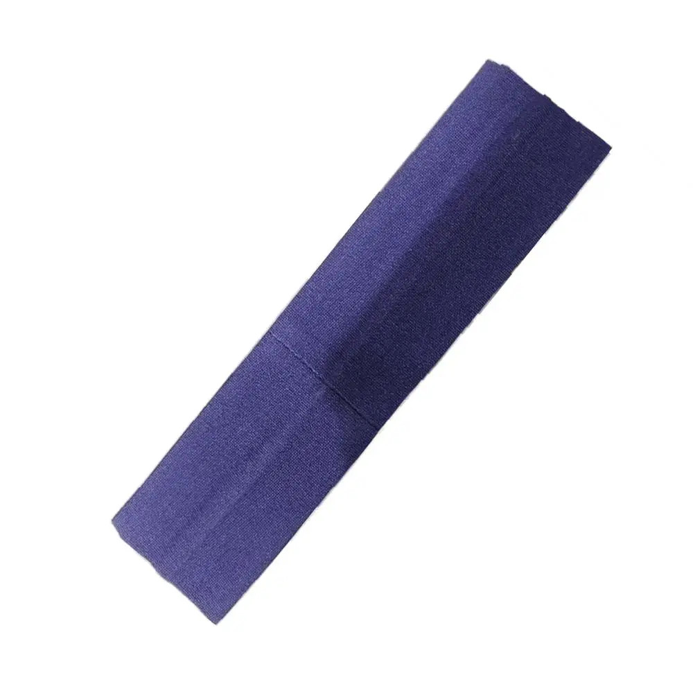 Stretchy Solid Headband Yoga Running Gym Sports Sweatband Men Women Black