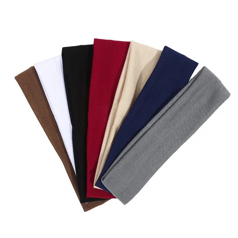 7PCS Elastic Sports Headbands Women Stretchy Yoga Fitness Sweatbands Running US