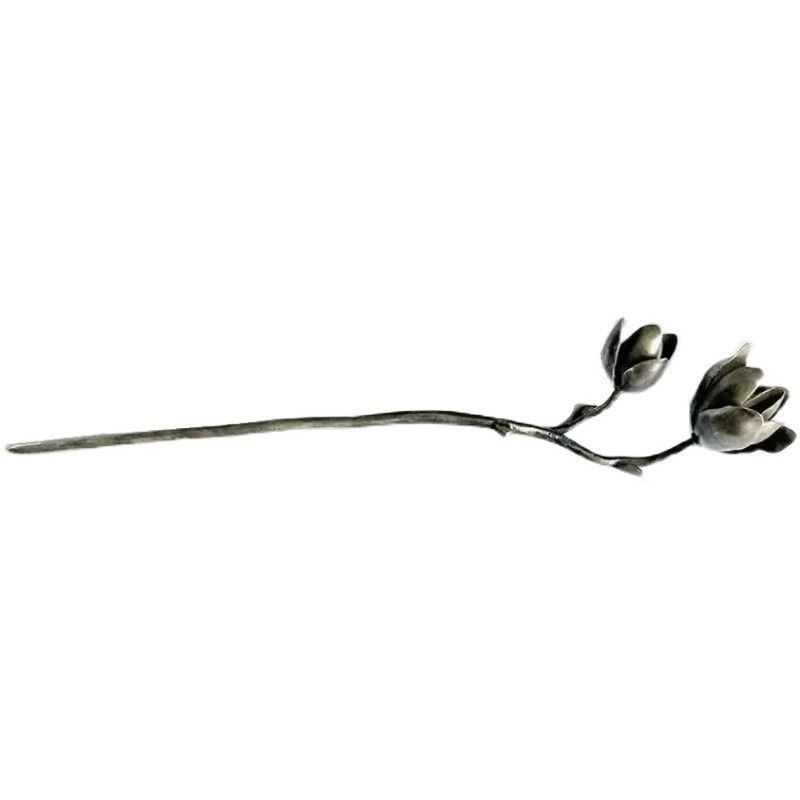 New Chinese Style Vintage Magnolia Hairpin Ethnic Hanfu Qipao Accessory