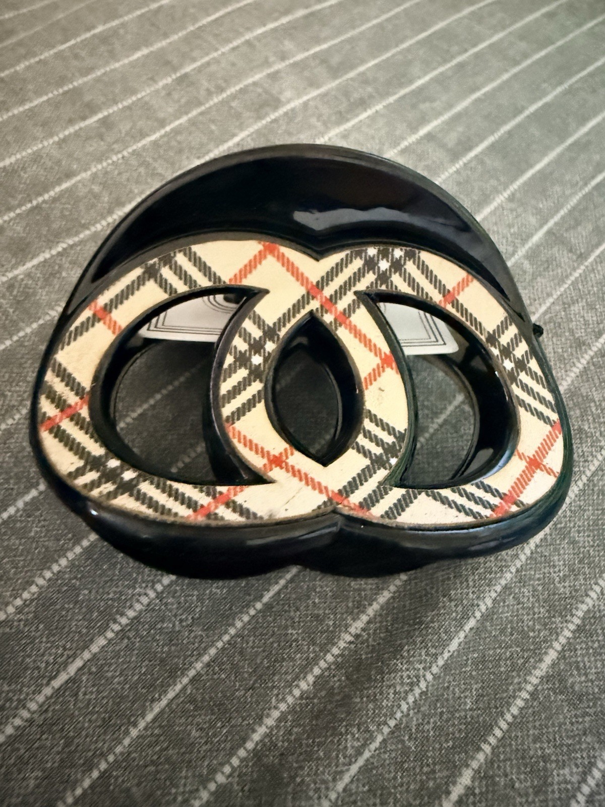 Double O’s Beige & Black Hair Claw NWT