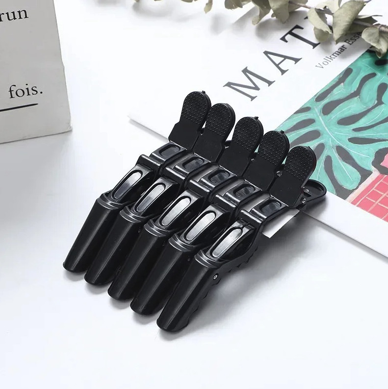 6pcs Hair Styling Clips – Professional Crocodile Sectioning Salon Tools – NEW