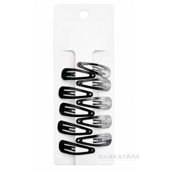 10Pcs/Black Color Hair Clips