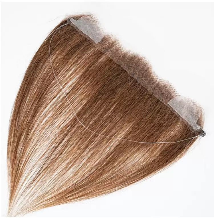 13inx2in Lace Front Hairline Topper 100% Human hair with Strap to fix, 14″