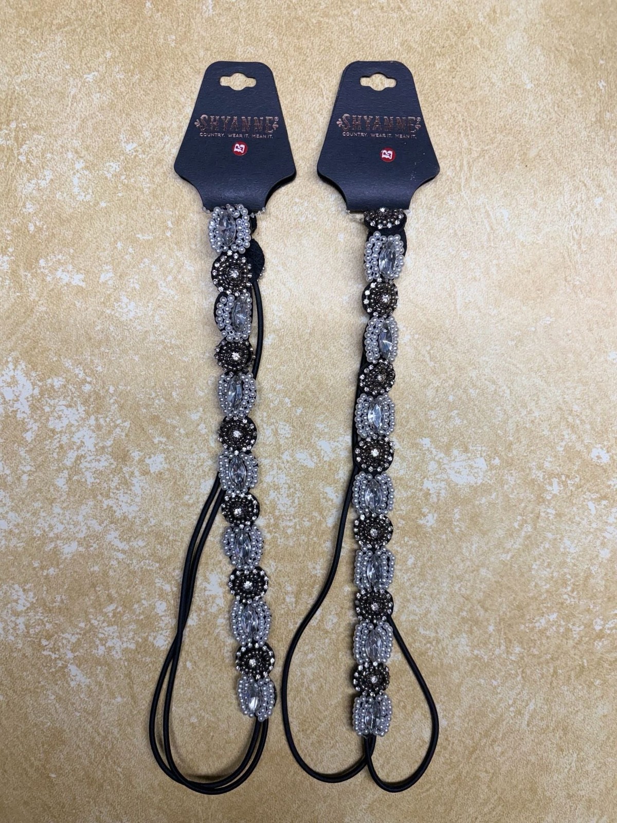 Shyanne Beaded Rhinestone Head Jewelry Straps