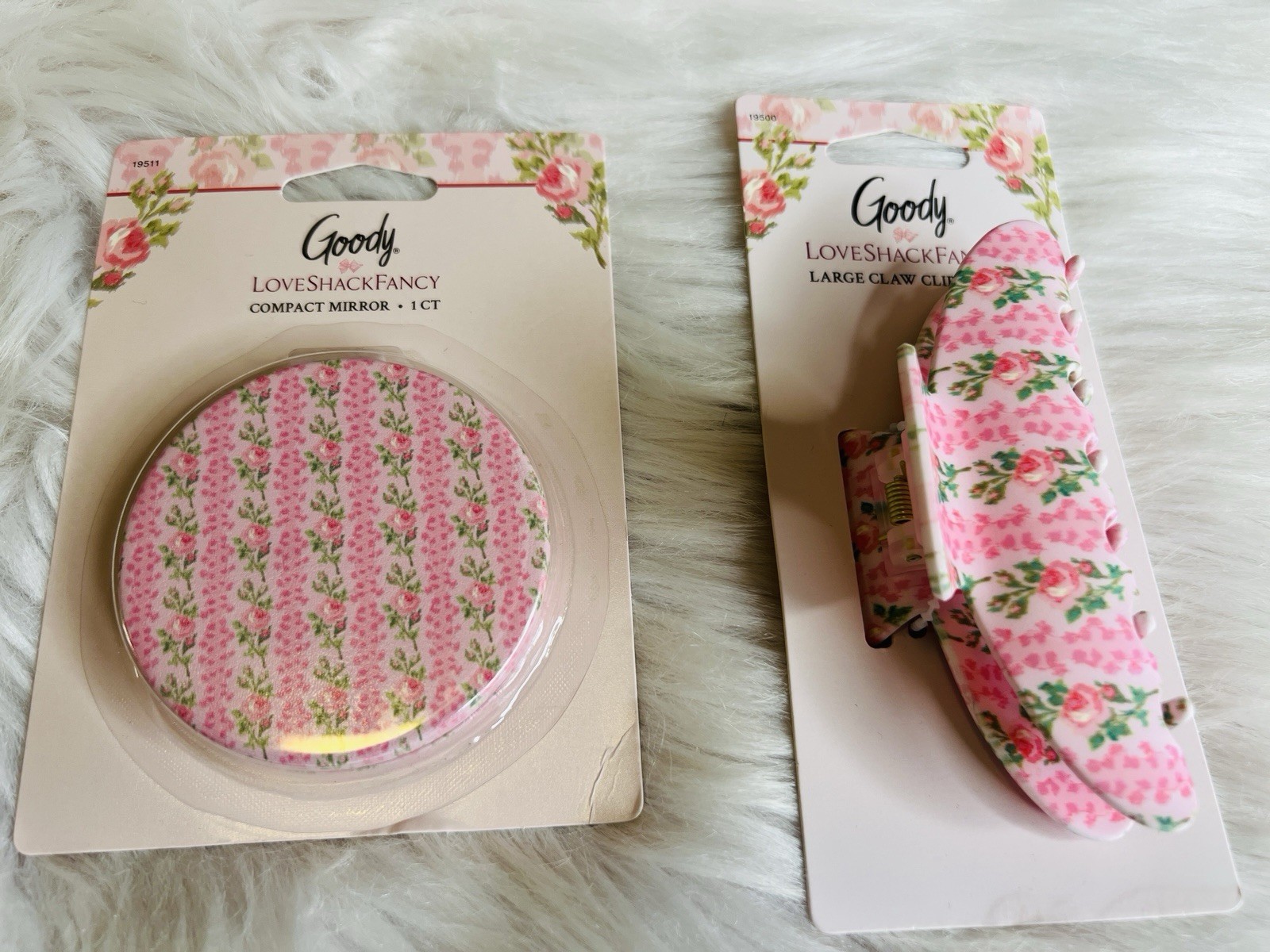 Love Shack Fancy X Goody For Target Hair Clip And Compact Mirror Bundle – NIP