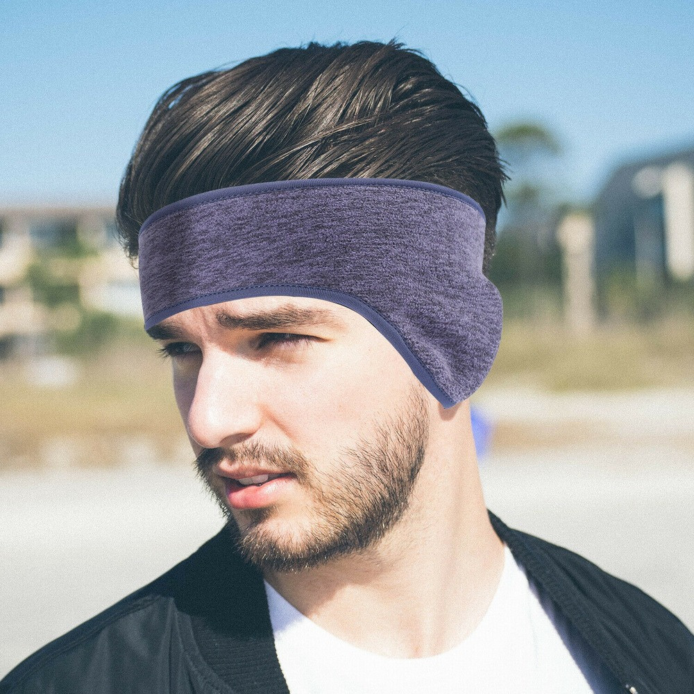 Winter Fleece Ear Warmers Headband Men Women Cycling Biking Warm Ski Ear Band