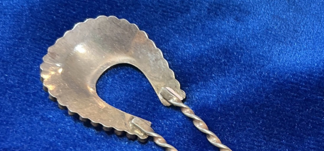 VINTAGE SOUTHWEST N. A. HAIR PIN W/TURQUOISE BEAUTIFUL A-1 CONDITION