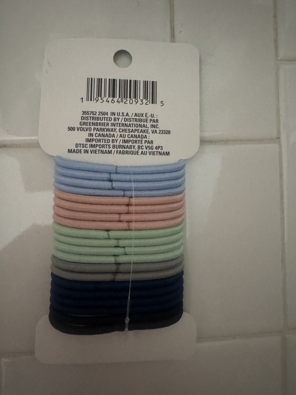 Unbranded Hair Elastic Ties 20 Pieces – Pastels