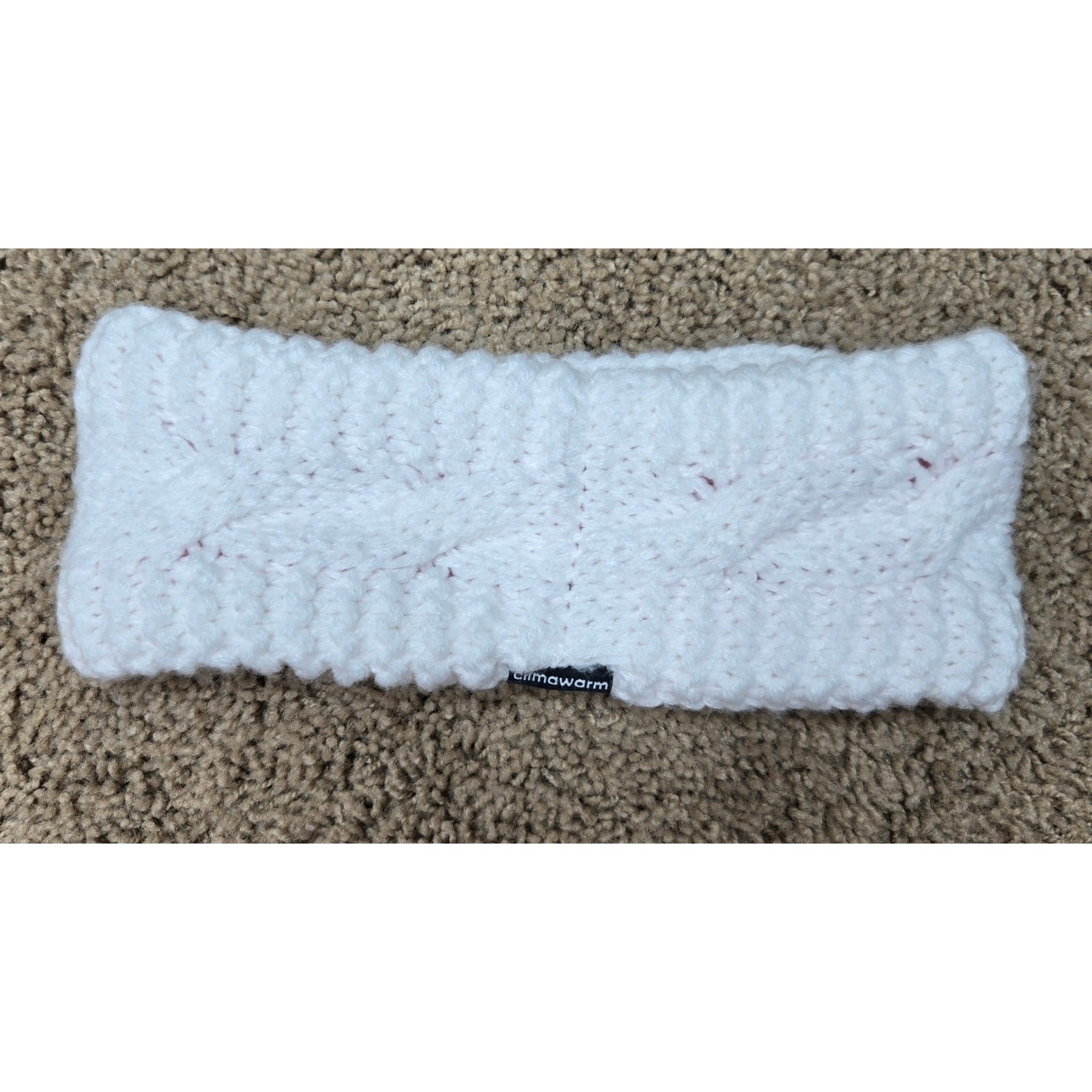 ADIDAS Women’s Knit Headband White & Pink