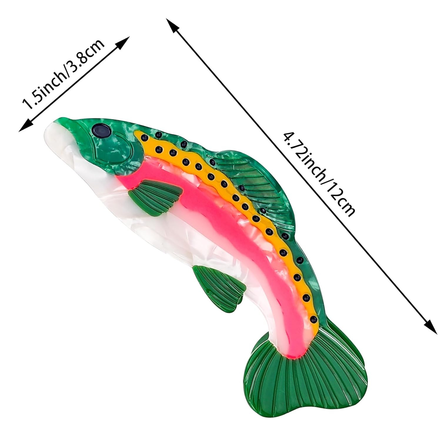 Fun Salmon Hair Claw Clip Acetate Hair Claw Big Fish Hair Claw Clip Non Slip …