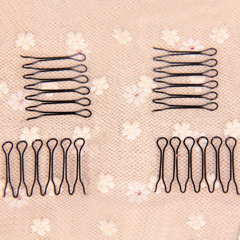 10pcs New Black Fringe Lnvisible Hair Clip Comb Hairpin Bobby Pin Headband