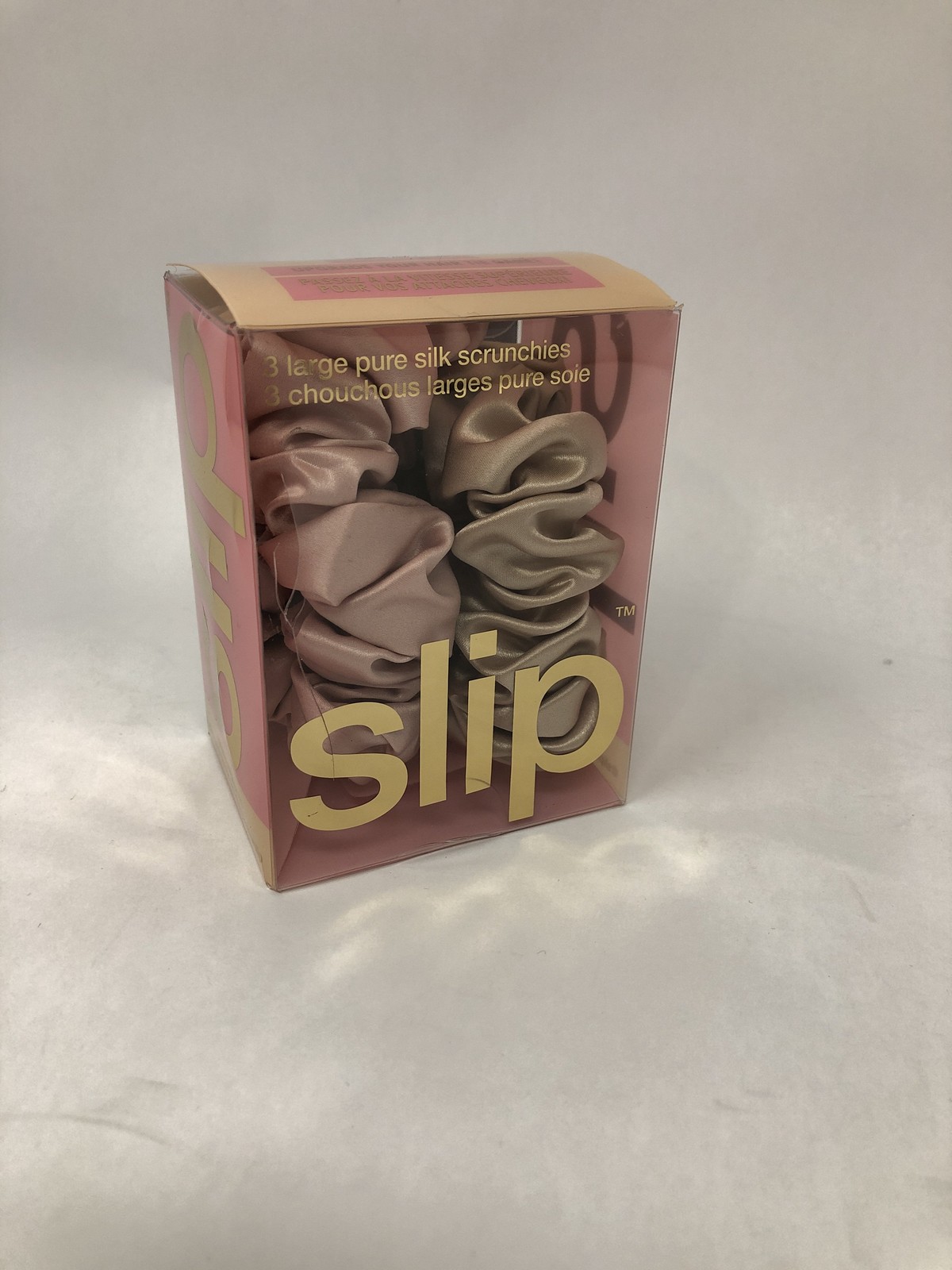 slip Large Scrunchie Multi New without black color (just 2 color caramel…