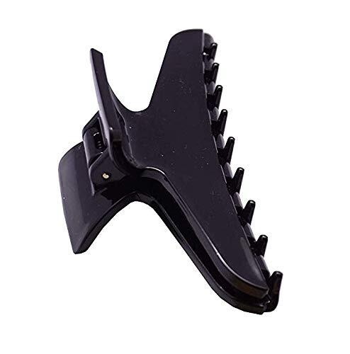 Parcelona French Pinch Tortoise Shell and Black Celluloid Hair Claws for Women