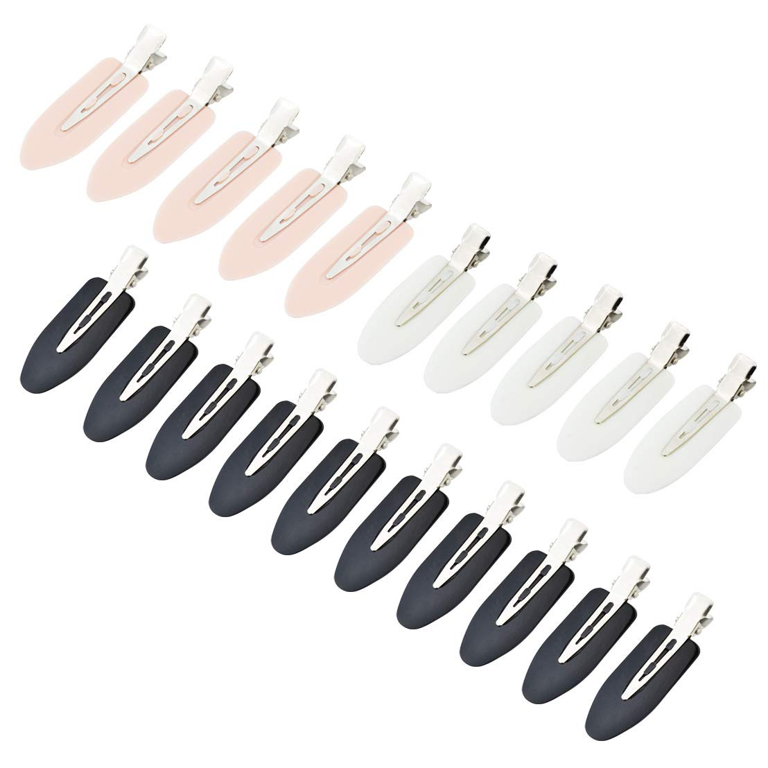 24 Pcs No Bend Hair Clips Pin Curl Creaseless Clips No Crease Hair Clip for Hair