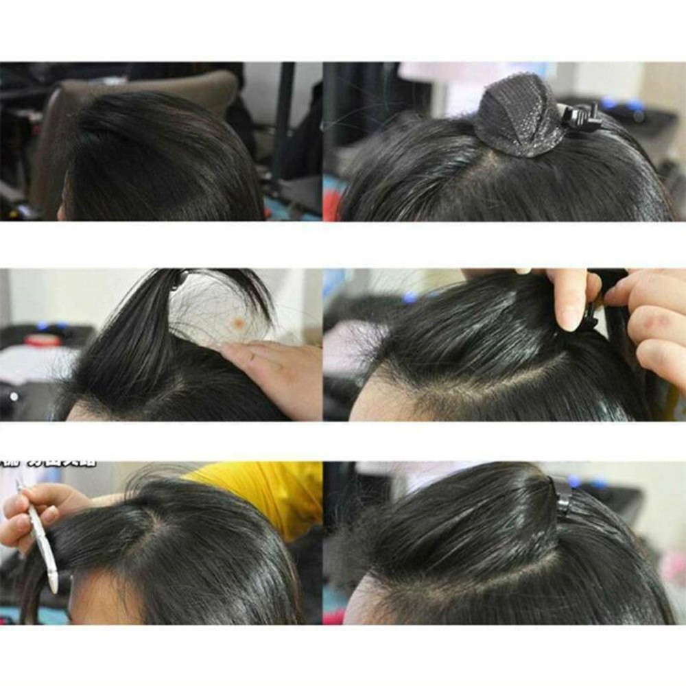 1x Random Color Puff Hair Head Cushion Bump it Up Invisible Volume Hair Base