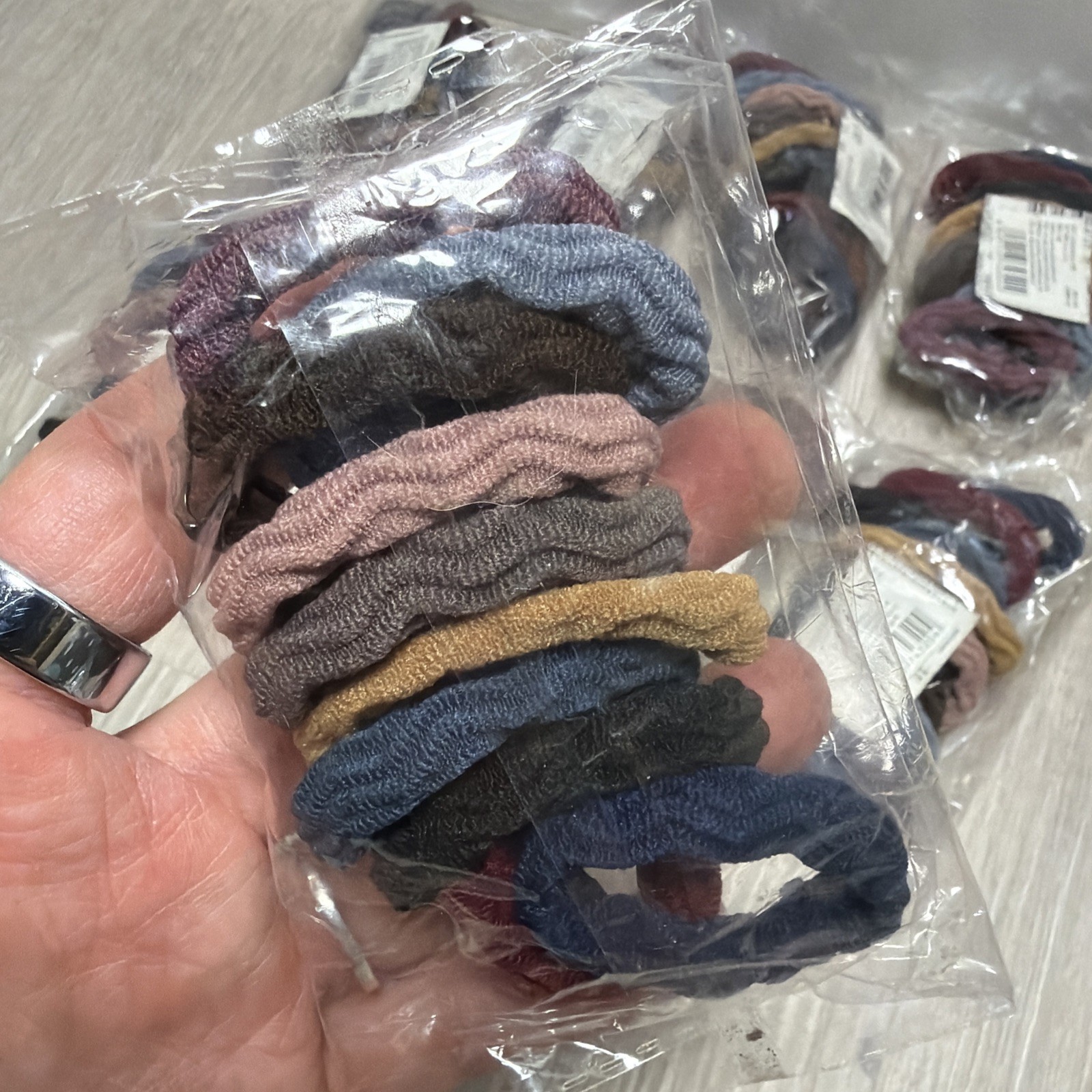 9 X 10pcs Men Women Hair Ties Soft Seamless Hair Bands Fr Thick Thin