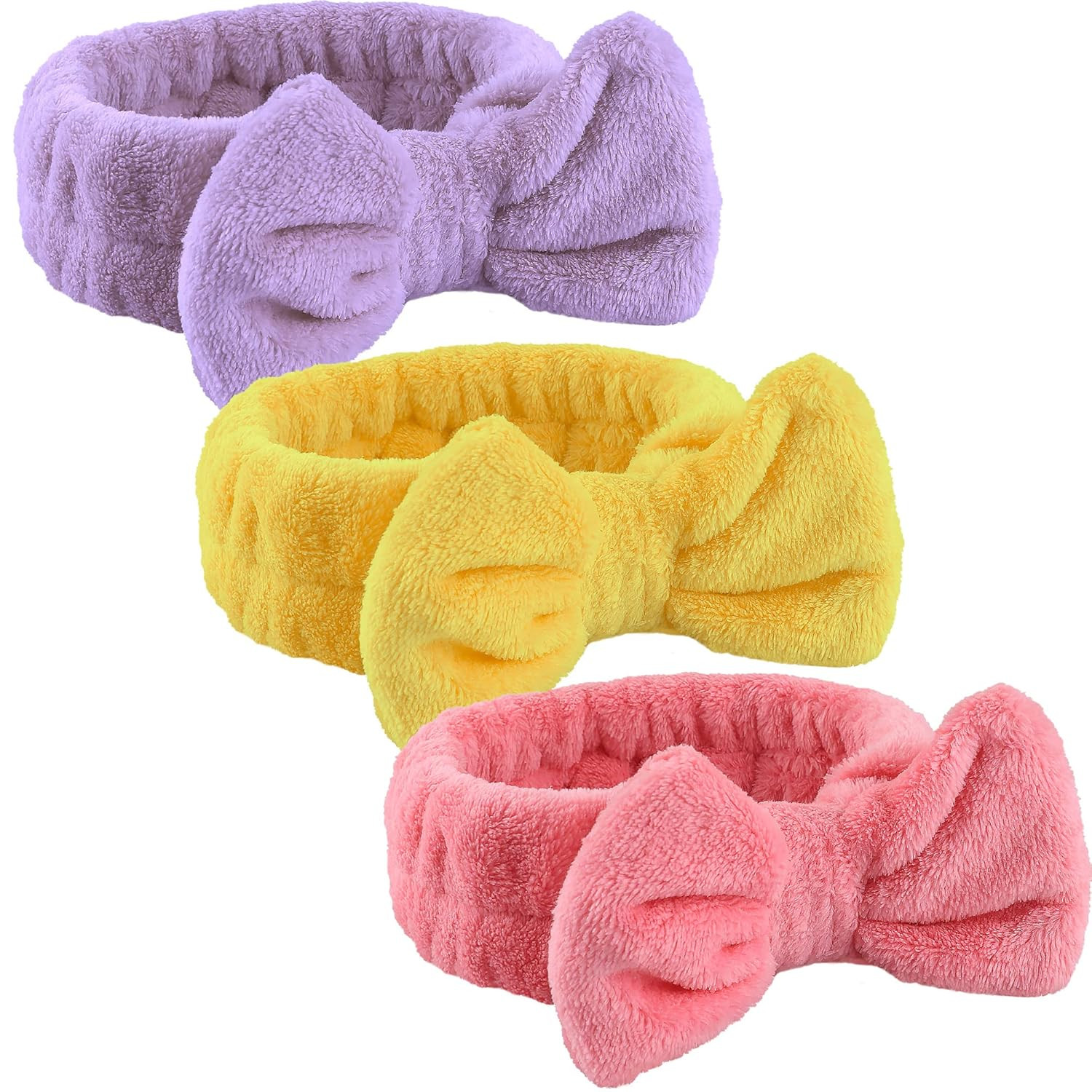 Spa Headbands, Makeup Headband,Bow Headband for Washing Face Skincare Headbands