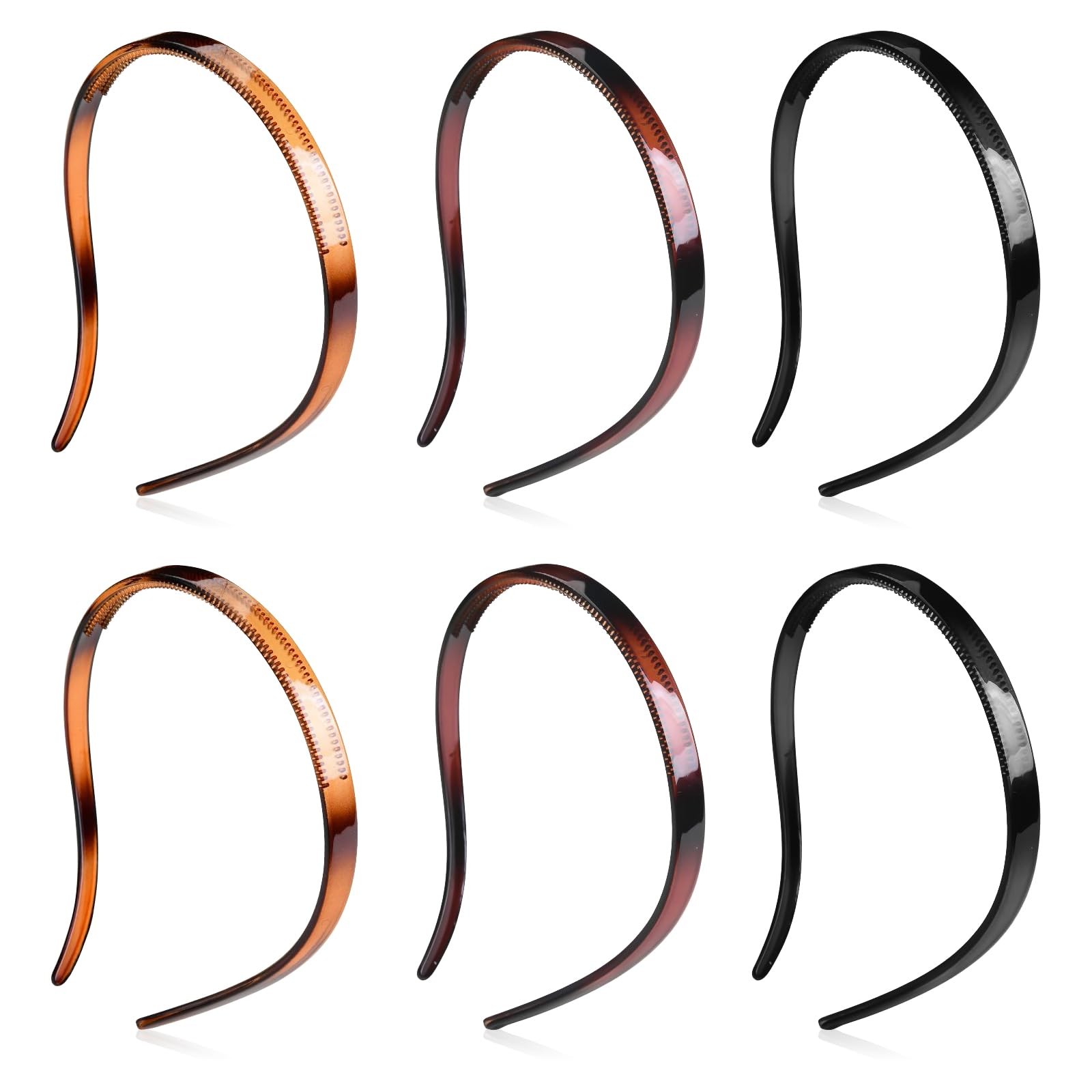 YONOY 6Pcs Plastic HairBand Designed for Eyewear No Pressure No Headache Comfort