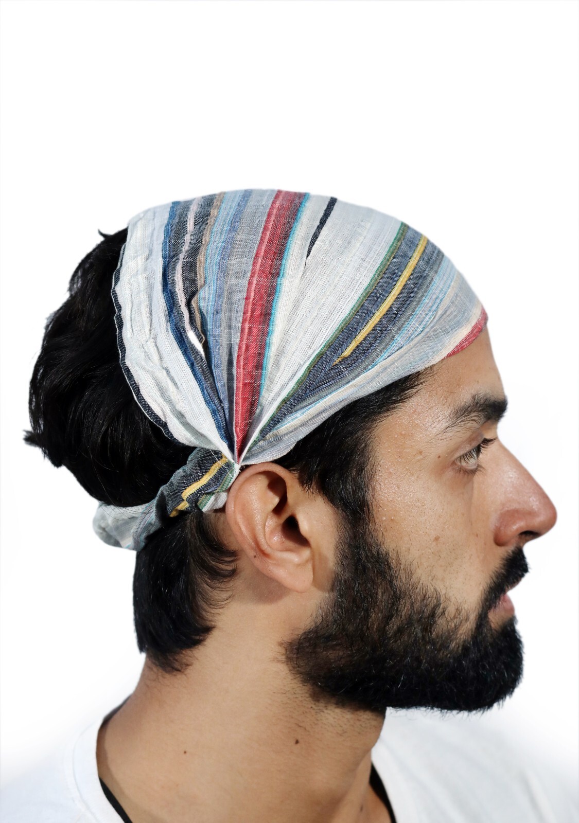 US STOCK 10 Pieces Women Cotton Headband Striped Wide Hairband Lot Bandana Yoga