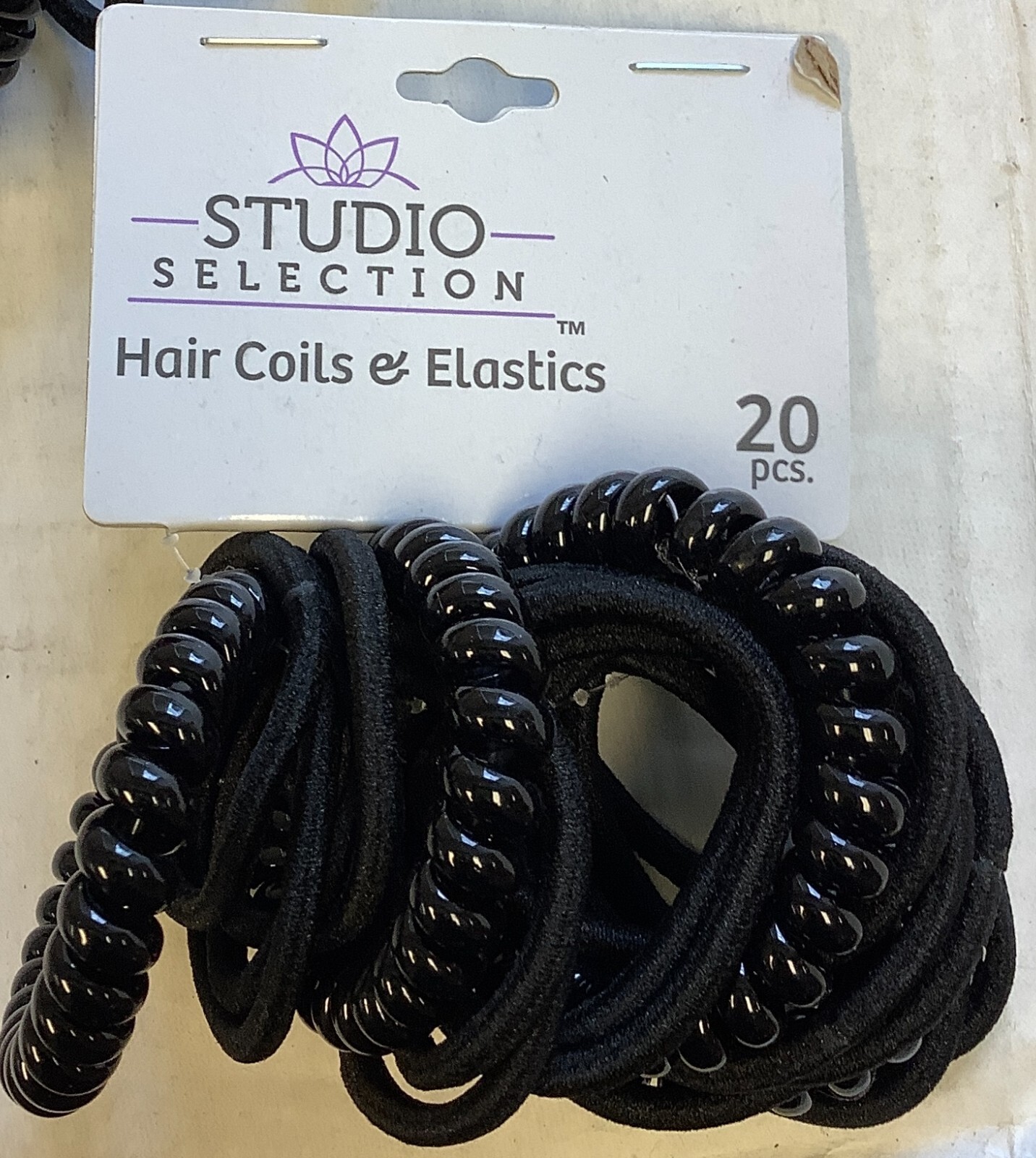 Studio Selection Hair Coils & Elastics~Multicolor~20 Count~3 Lot~FREE SHIPPING~
