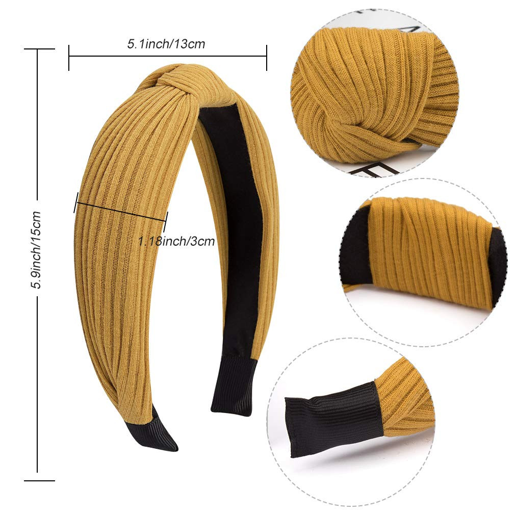 Womens Headbands Boho Headbands for Women 12 Pack Knot Headband Women