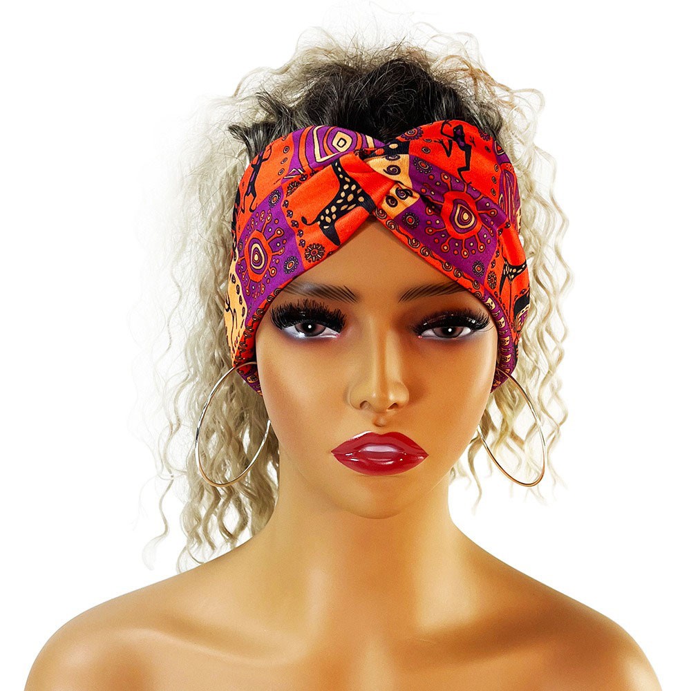 6 Pack Women’s Elastic Headbands Boho Style Soft Hair Wraps for Daily Fitness