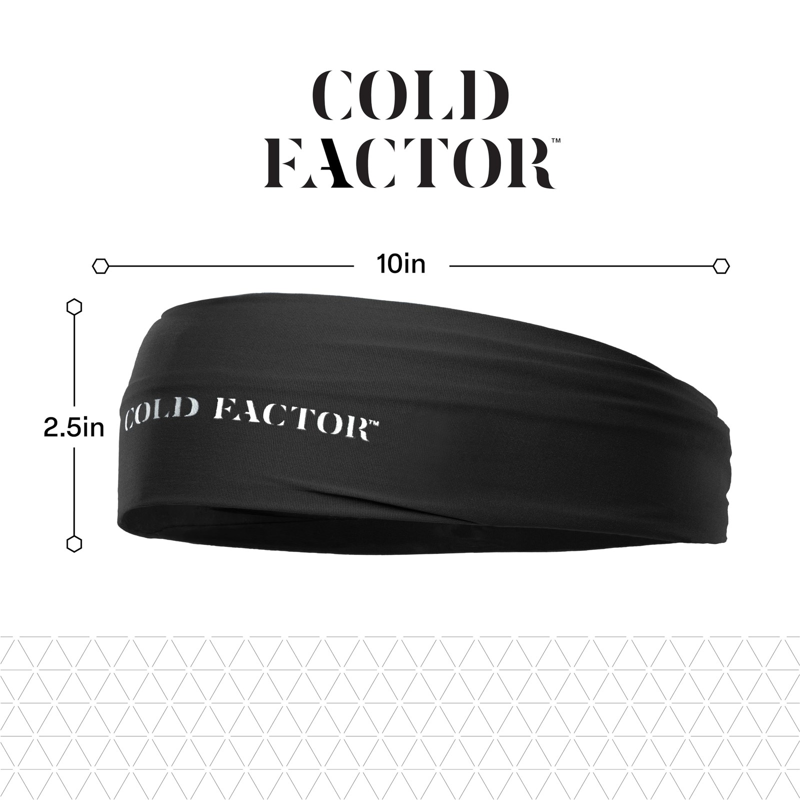 Instant Cooling Headband 3 Pack (Black) | Advanced Chemical-Free Evaporative …