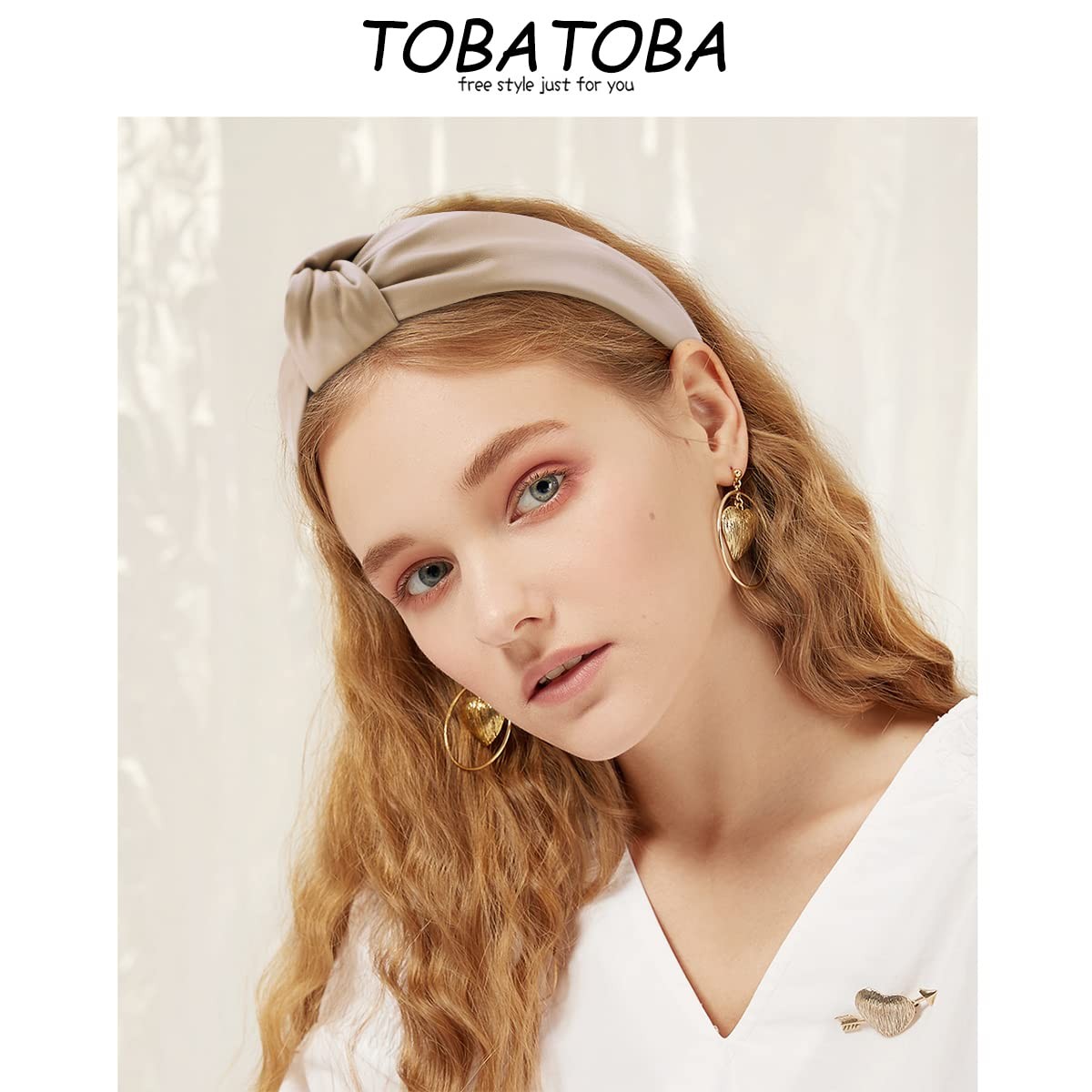 4PCS PU Leather Knotted Headbands for Women Fashion Hair Accessories