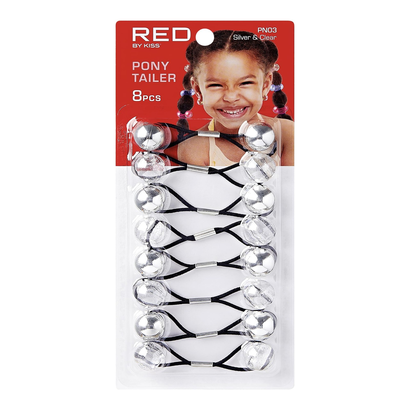 8 Pieces 16mm Ball Hair Ties, Bubble Ponytail Holders for Kids Girls Children…
