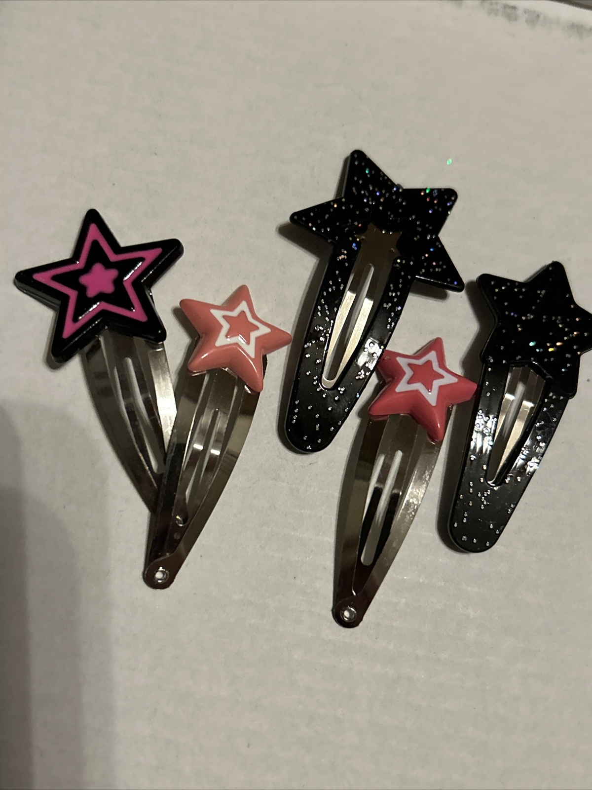 5 Assorted Hair Clip Punk Metal Hair Grip Women Hair Claw Star Accessories
