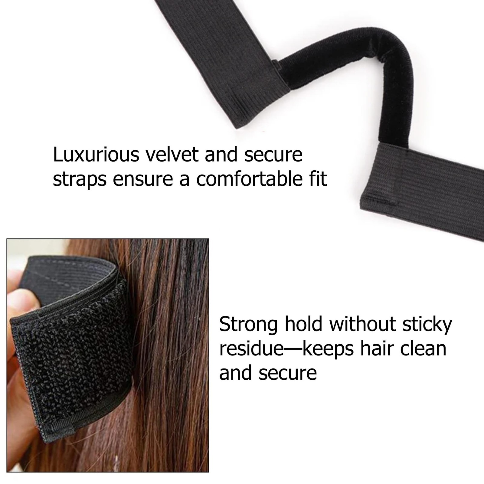 3 Pcs Painless Headband for Wig Edge Lace Frontal, Comfortable Melting Lace E…