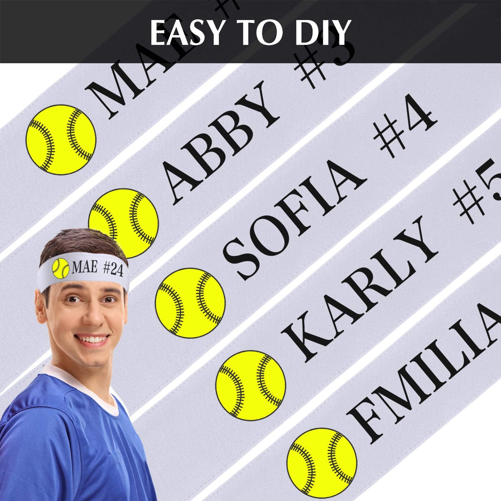 12 PCS Tennis Tie Headband, Unisex, Dry Fit, Sport, Basketball, Running, Hair