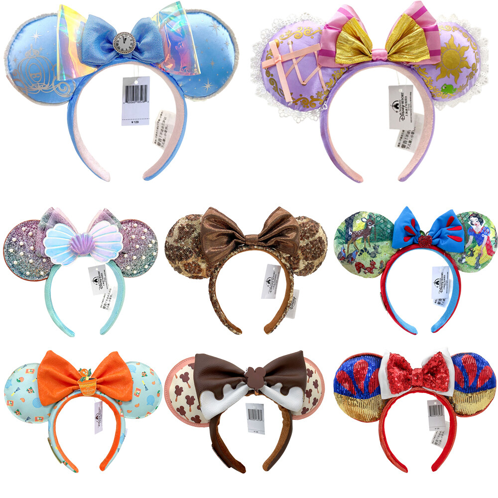 224 Styles Disney Parks Loungefly Magical Bow Sequin Minnie Ears Headband NWT