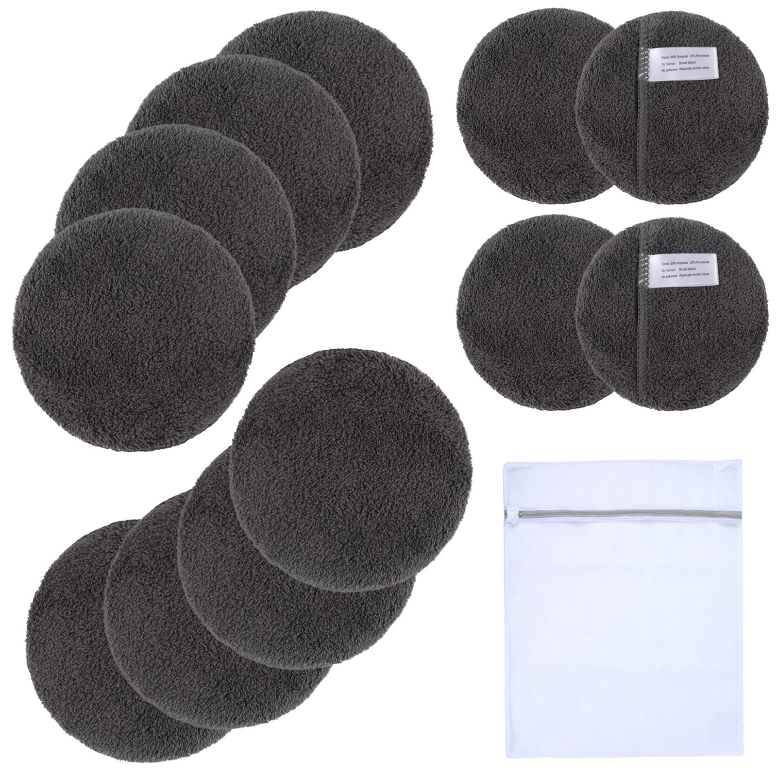Makeup Remover Pads Reusable Makeup Remover Pads Washable Microfiber Abs…