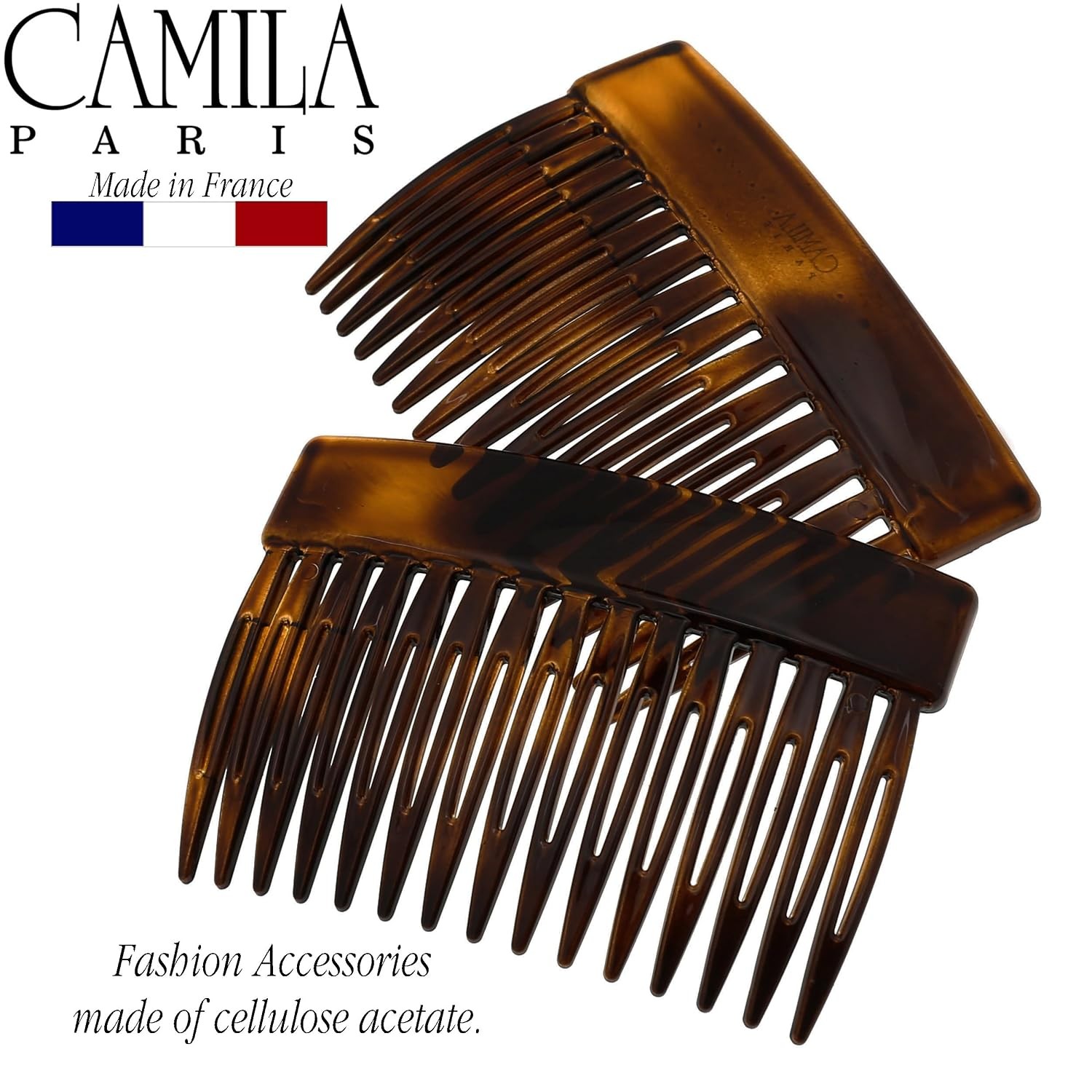 Paris CP2942 French Hair Side Comb, Small Tortoise Shell, French Twist Hair