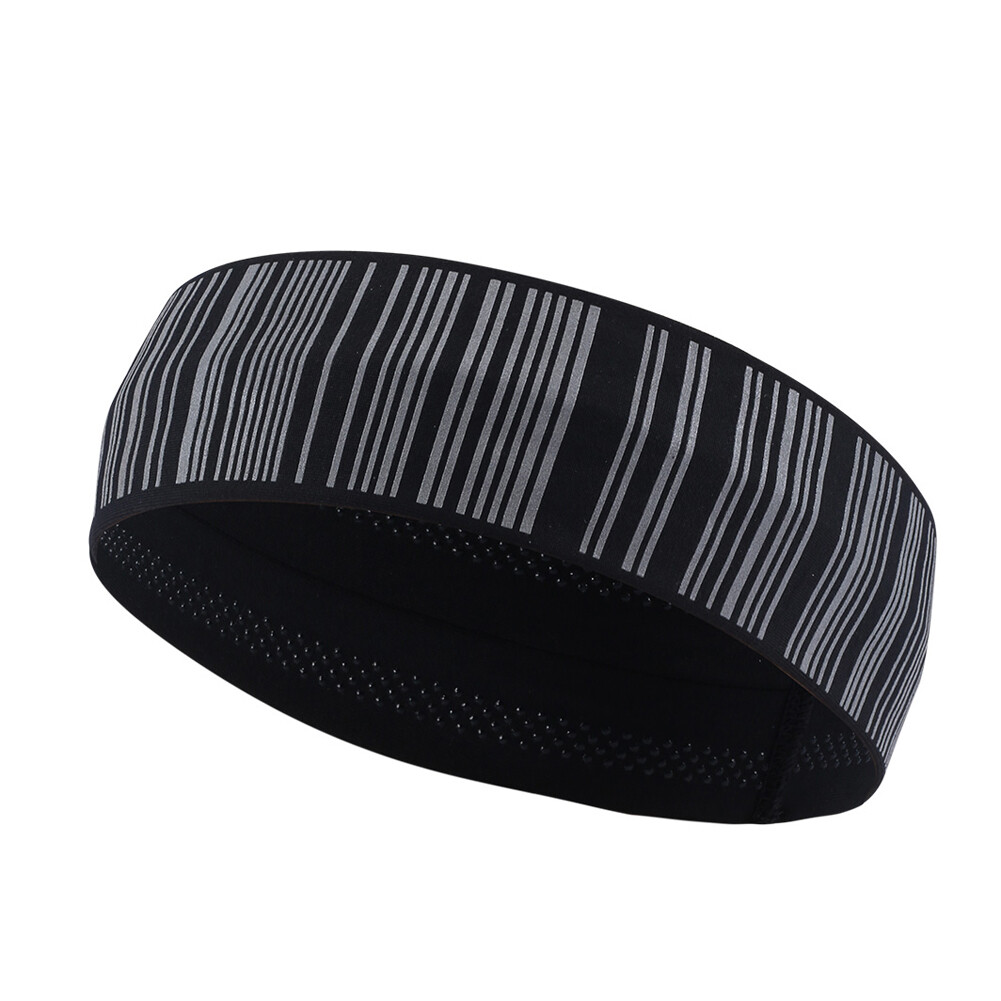 Anti-slip Sport Yoga Gym Workout Night Running Reflective Headband for Men Women