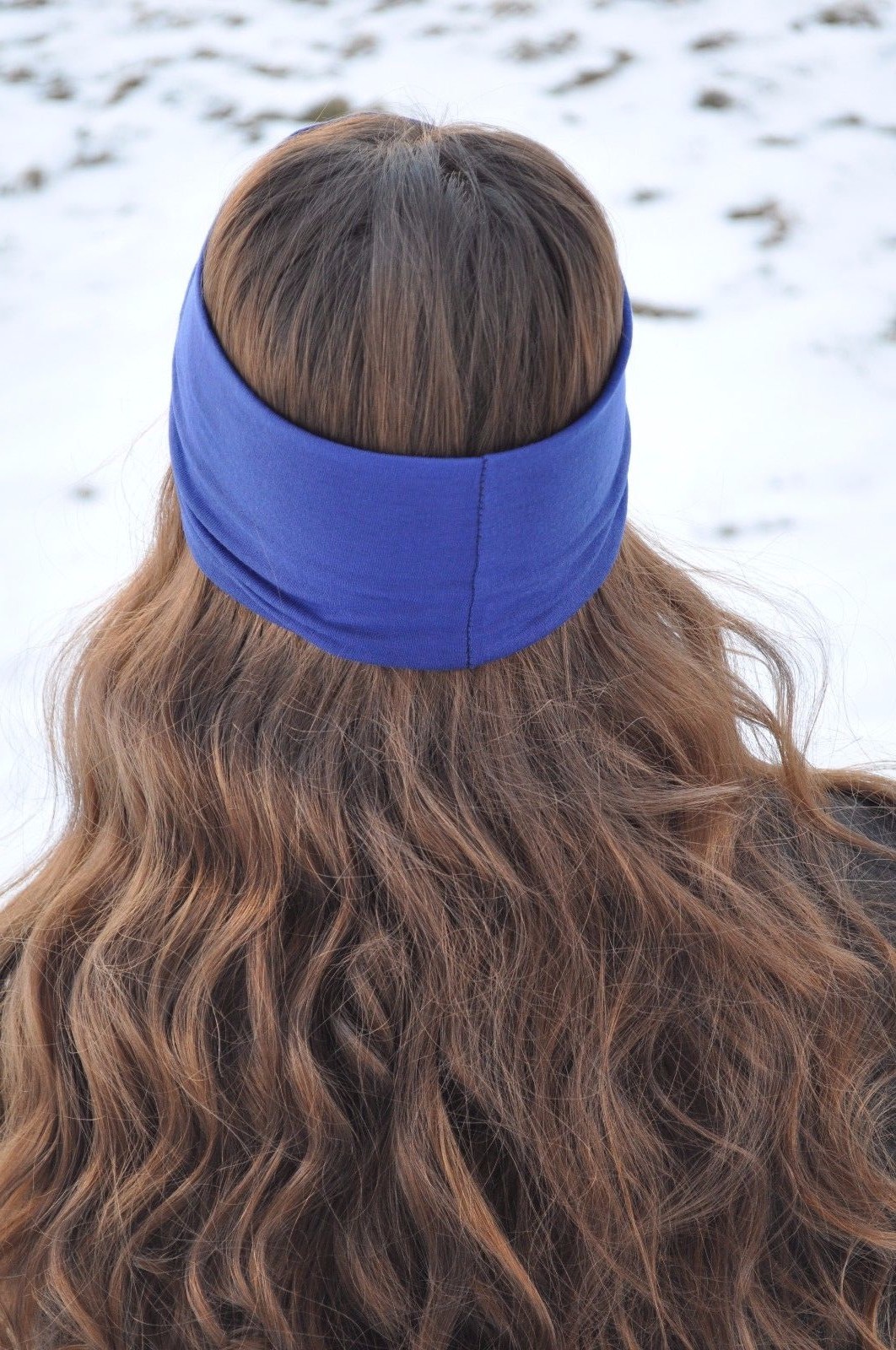 Womens Wide Headband 3 For $14.95 Stretch Girls Hair Black Gray Pink Purple