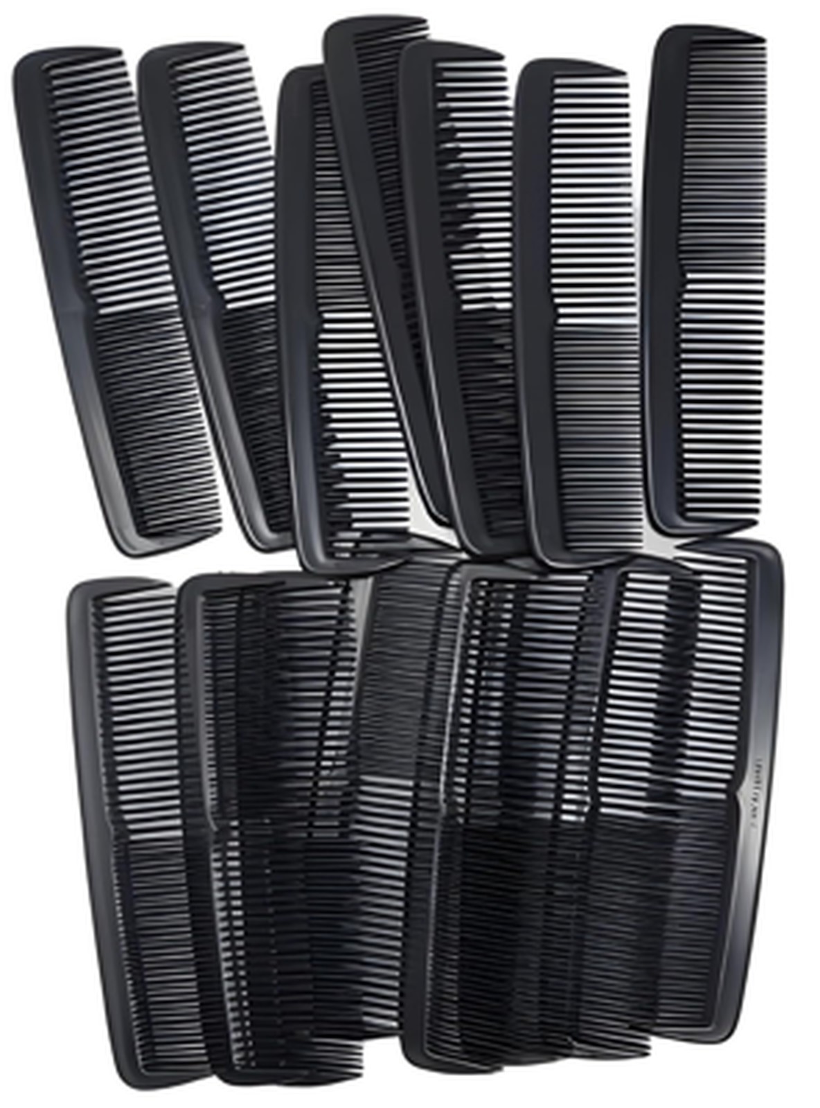 Unbreakable Hair Combs Pack of 16 5 Inch Dual Bristle Styling Combs for Men