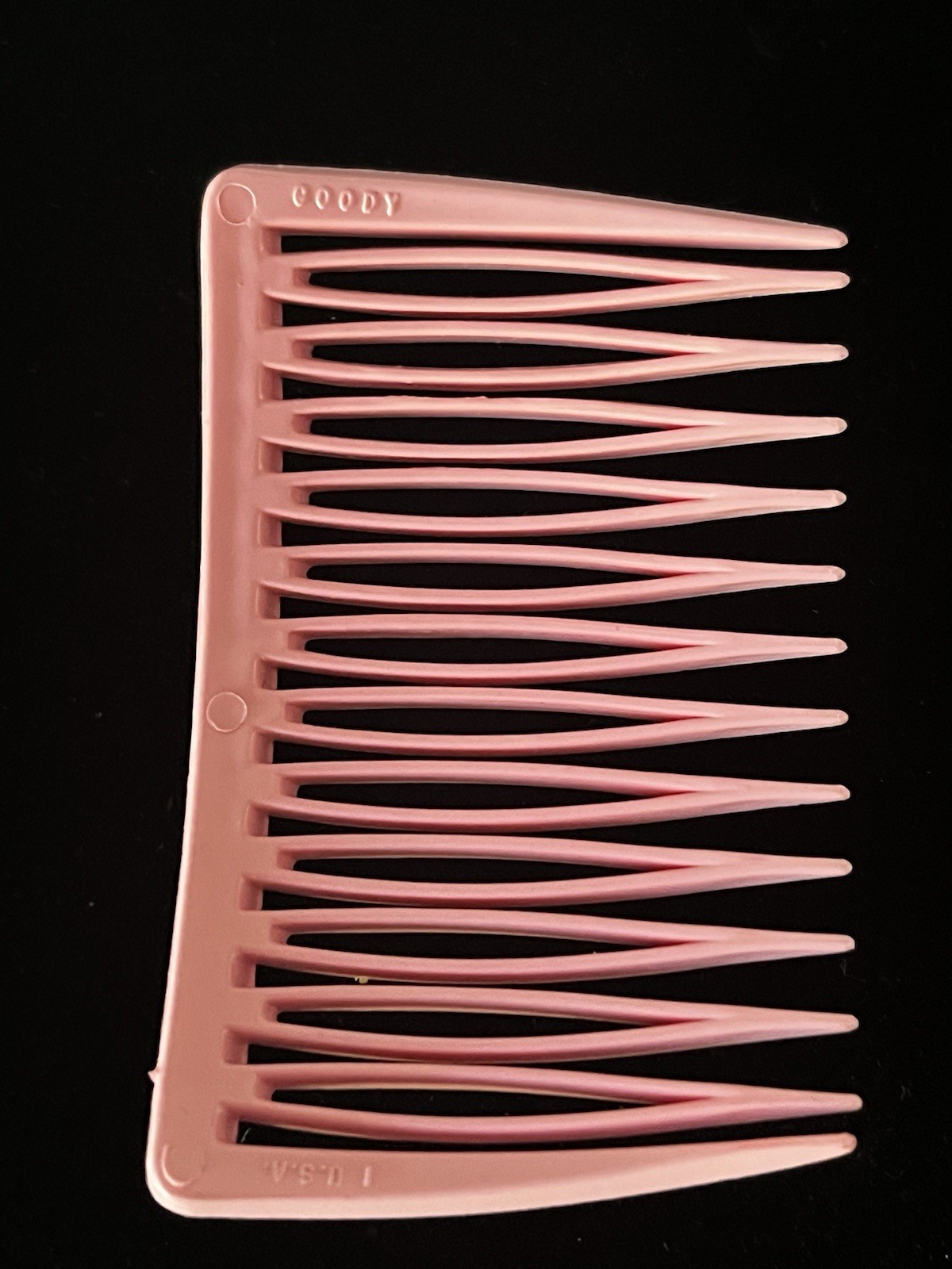 Vintage 1980s Goody Side Hair Comb Updo Pastels Made in USA Lot of 5