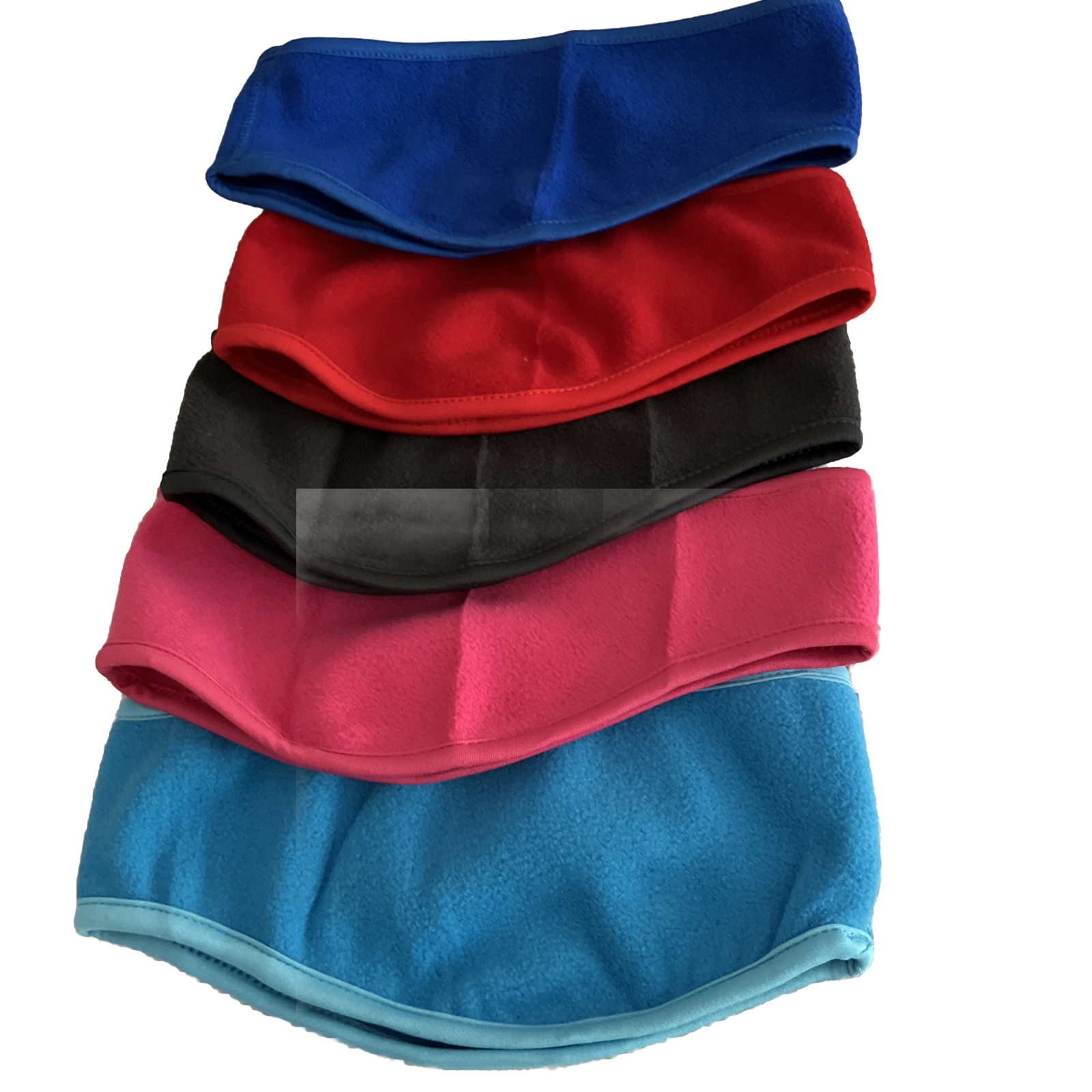 Set Of 5 Unisex Ear Warmer Headbands Fleece Winter Ski Running Cycling