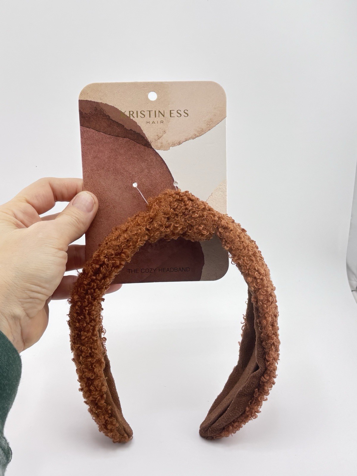 Kristin Ess Hair Cozy Headband Brown Women’s Soft Knit NEW w/ Tags