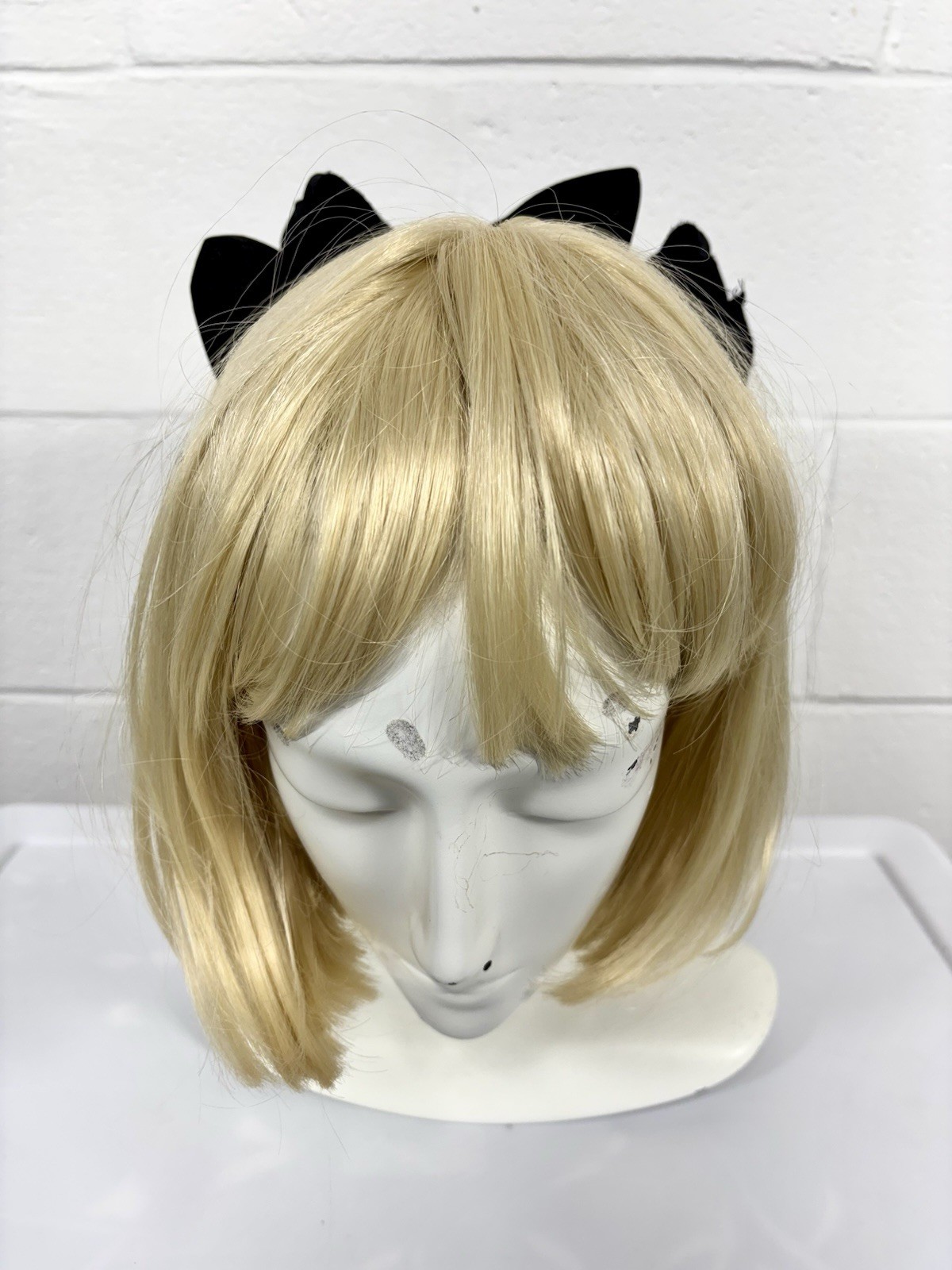 Vintage 90s Goody Oversized Black Silky Satin Hair Bow Fashion Barrette Clip