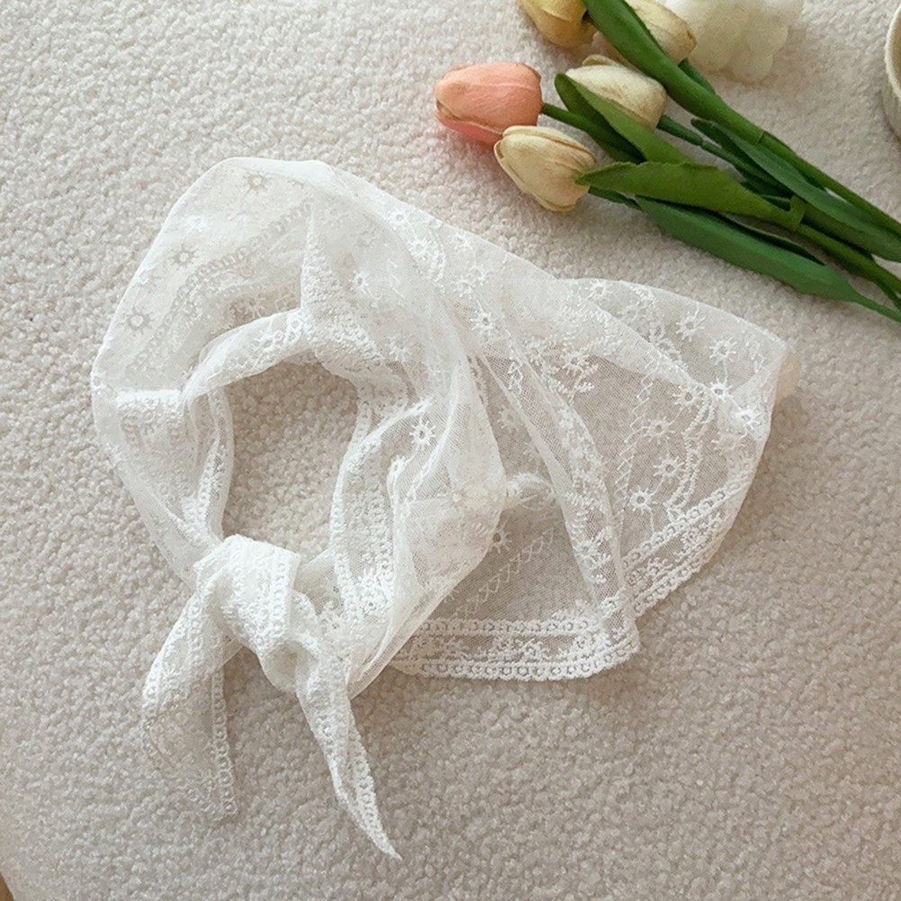 Multicolor For French Beige Lace Hair Covering Accessory with Compact Design