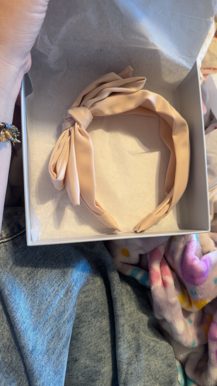 Kristin Ess The Satin Headband Blush New In Box