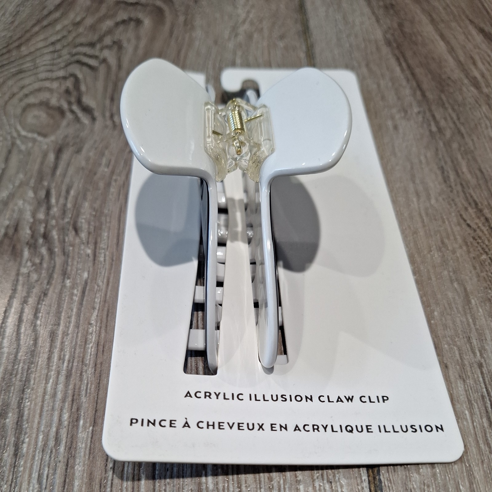 2 Alo Large Claw Clips – Macadamia/Black and Black/White