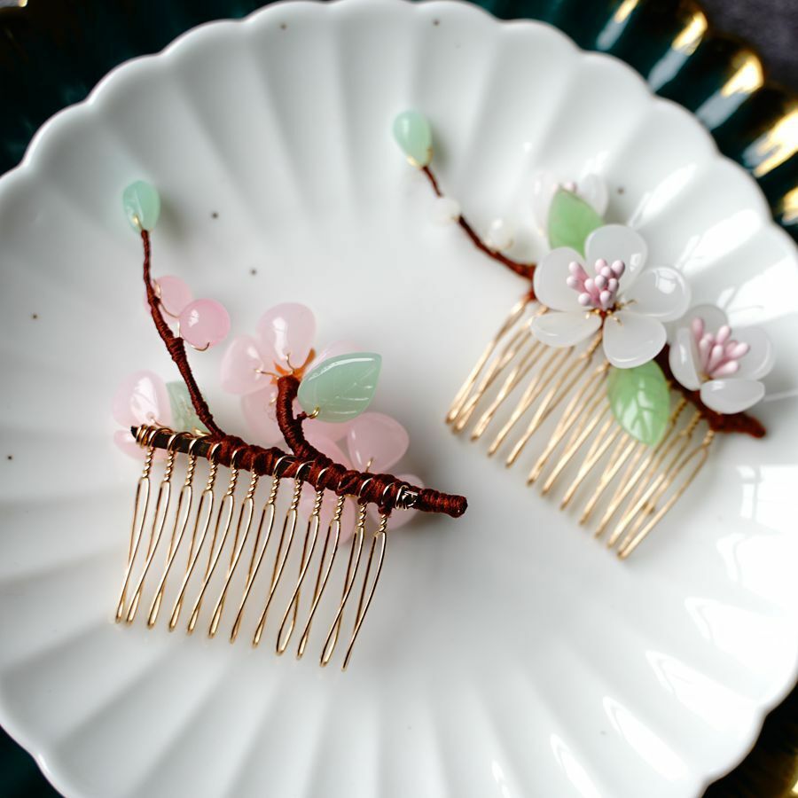 Chinese Retro Hair Comb Girl Ancient Ornament Headdress Hanfu Cheongsam Jewelry