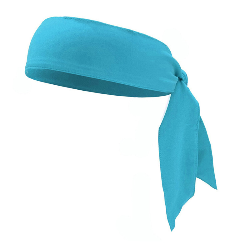Head Tie Sports Headband Running Tennis Karate Fitness Stretch Sweatband